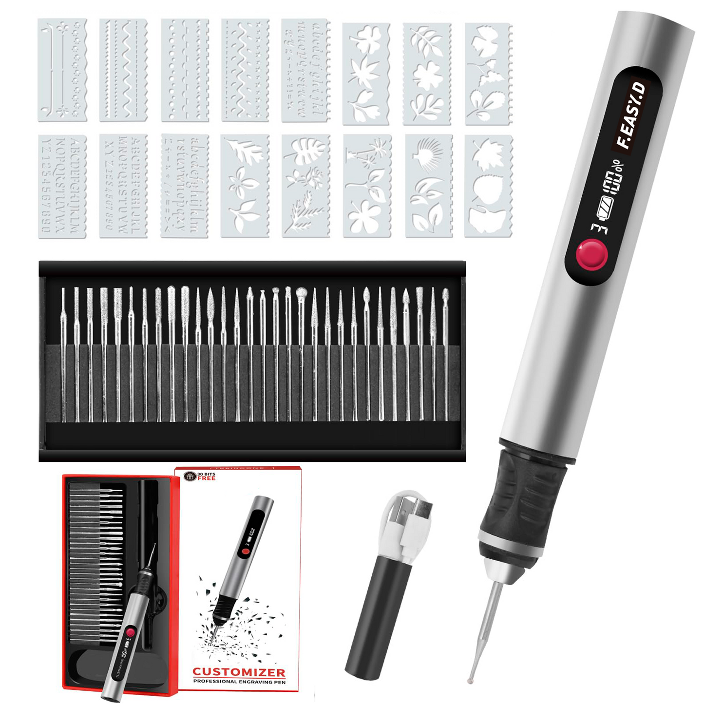 Rechargeable Electric Carving Pen Tool